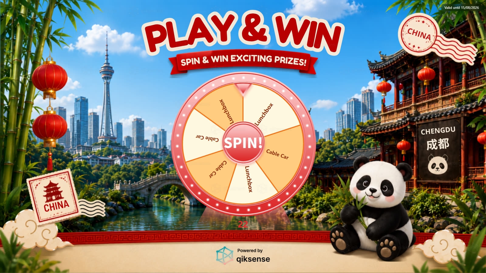 Singtel panda AR head effect at Singapore Retail Festival powered by qiksense — image 2