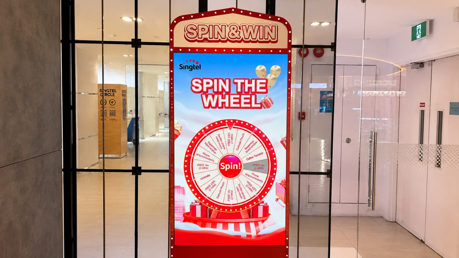 Singtel scaled Spin the Wheel campaign from events to retail with qiksense — image 2.