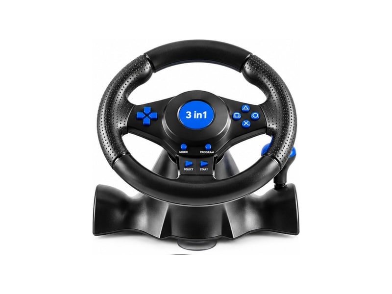 The racing wheel from the front
