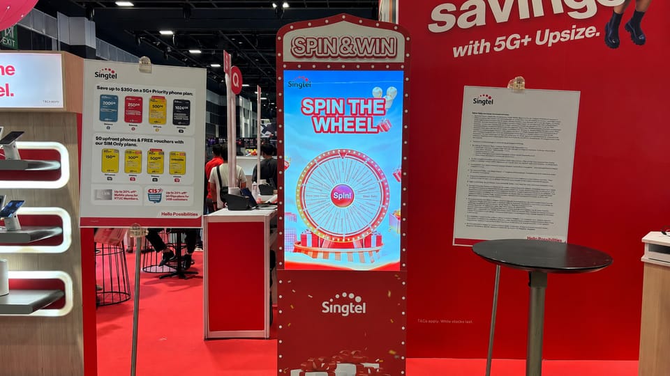 Singtel Digital Spin the Wheel